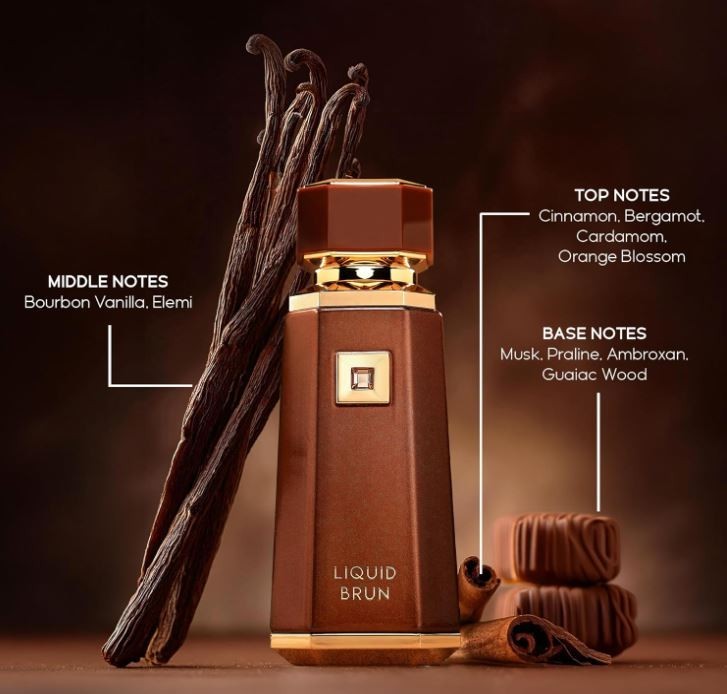 Liquid Brun French Avenue by Fragrance World EDP Eau De Parfum 3.4