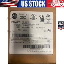 Allen Bradley 25C-D6P0N104 PowerFlex 527 AC Drive New AB 25C-D6P0N104