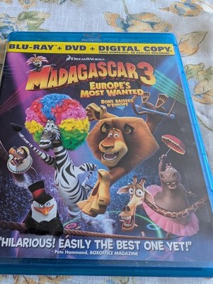 Madagascar 3: Europes Most Wanted (Blu-ray, 2012)
