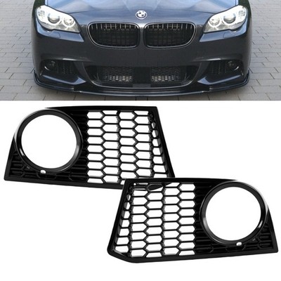 Stoßstangengitter Grill glanz Schwarz passt für BMW 5er F10 F11 M-Paket 10-13