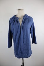 S Sette Piacenza Pull Femme Taille L 100% Pur Cachemire Cardigan