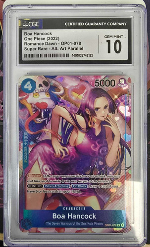 Boa Hancock (Parallel) graded CGC 10 for sale on eBay