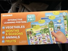 Set of 4 Interactive Learning Posters