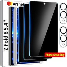 3 Pack Tempered Glass Privacy Screen Protectors for Samsung Galaxy Z Fold 8 2