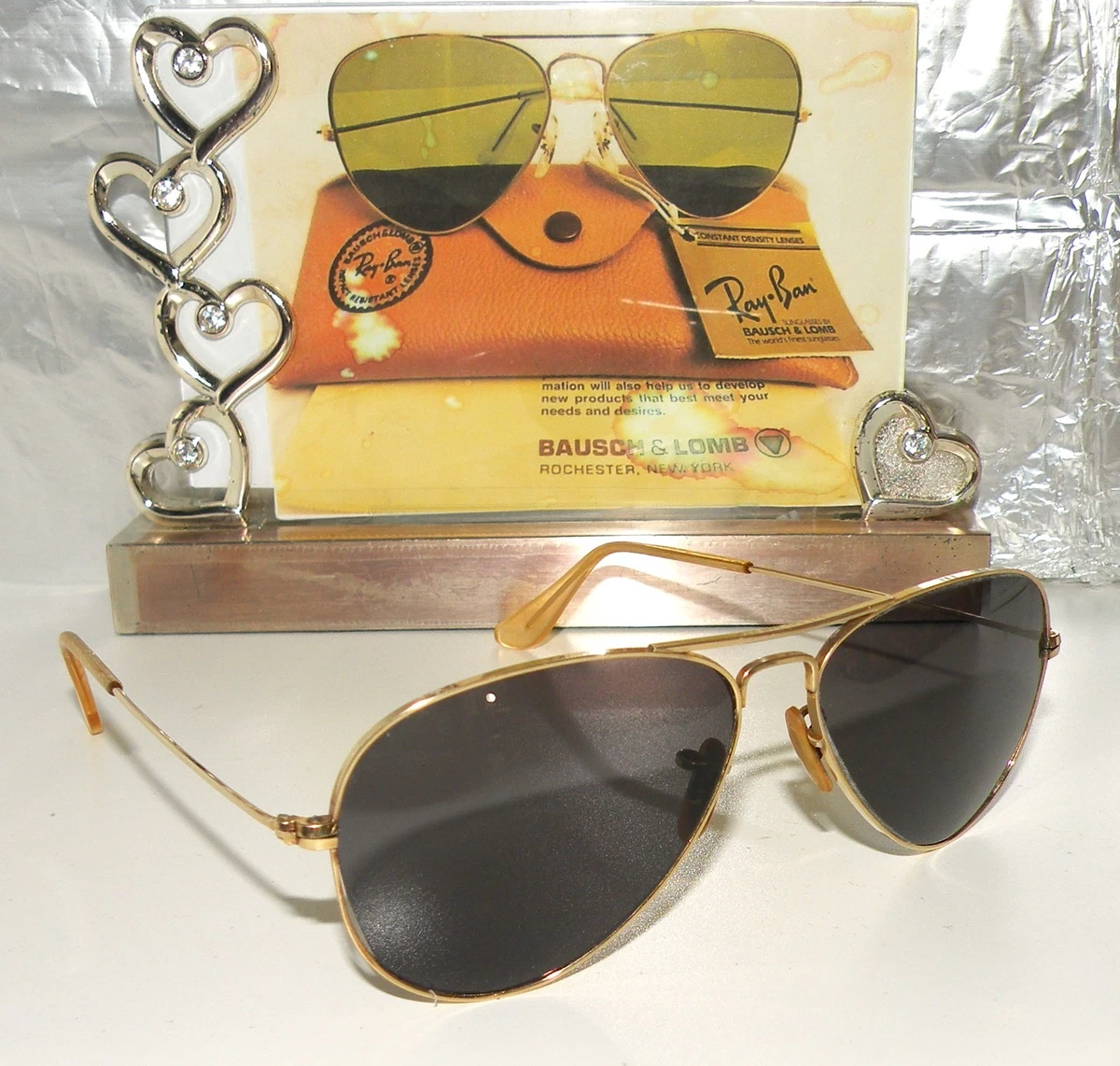 Ray-Ban Pilot Gold Vintage Sunglasses for sale | eBay