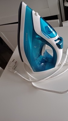 WORKZONE Dampfbügeleisen   2400W   Keramik-Bügelsohle   Blau/Weiß   TOP