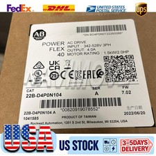 Allen-Bradley 22B-D4P0N104 /A PowerFlex 40 1.5kW 2 HP AC Drive US Free Tax