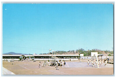 c1950's ''Ignacio Ramirez'' Secondary School El Fuente Sinaloa Mexico Postcard