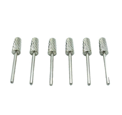Startool Acrylic Nail Drill 3/32'' STX Extra Coarse 3 in 1 Silver *( 6 Pieces )