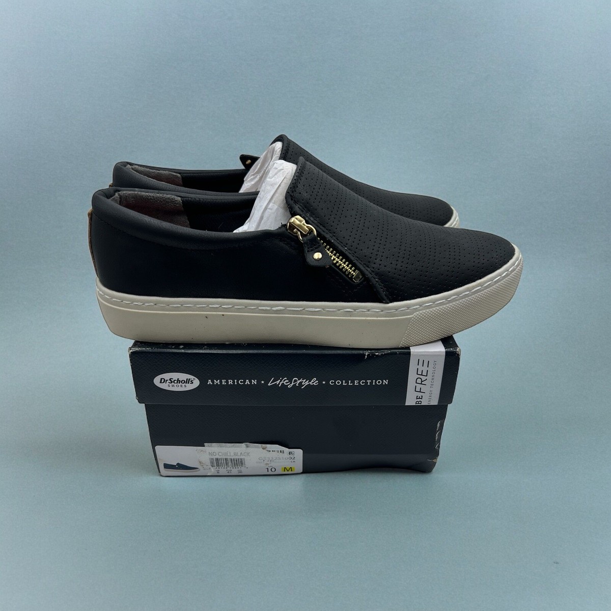 NEW Scholl's Women's No Chill Slip on Sneaker Black Casual Flats Size  10M