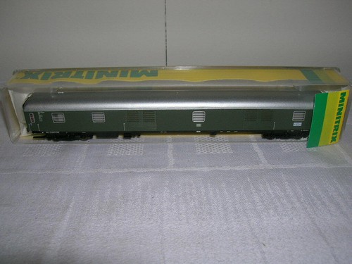 Trix Minitrix N 1:160 Schnellzug Packwagen DB III D 4üm-60, Art 13374 | Zustand: Neu