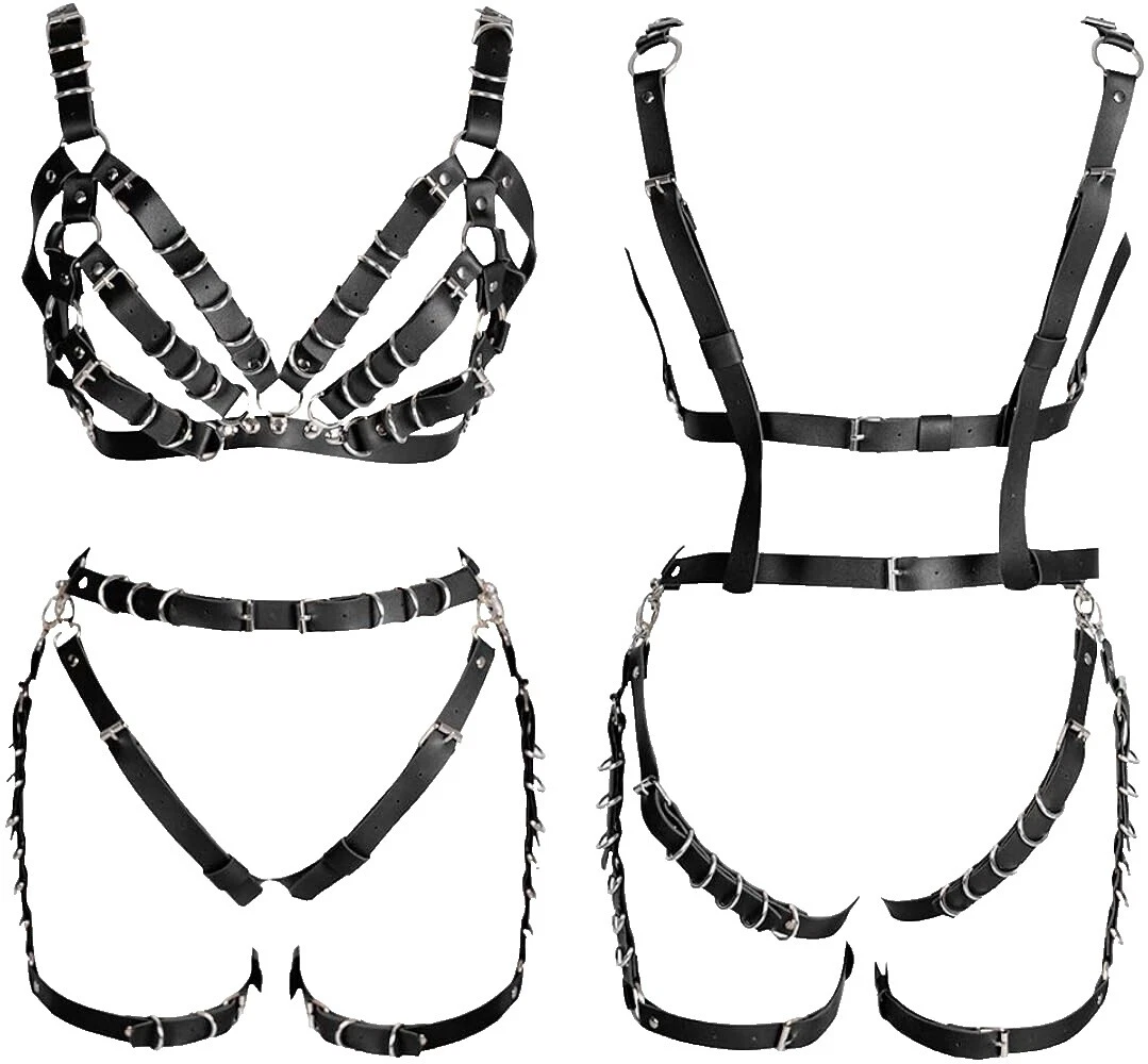 Brasieres y Cuero Handmade Bra Sets para Mujeres