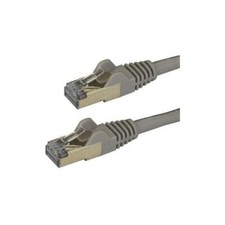 Image of StarTech CAT6a Ethernet Cable 3m Gray Network Cable Snagless RJ45 Cable