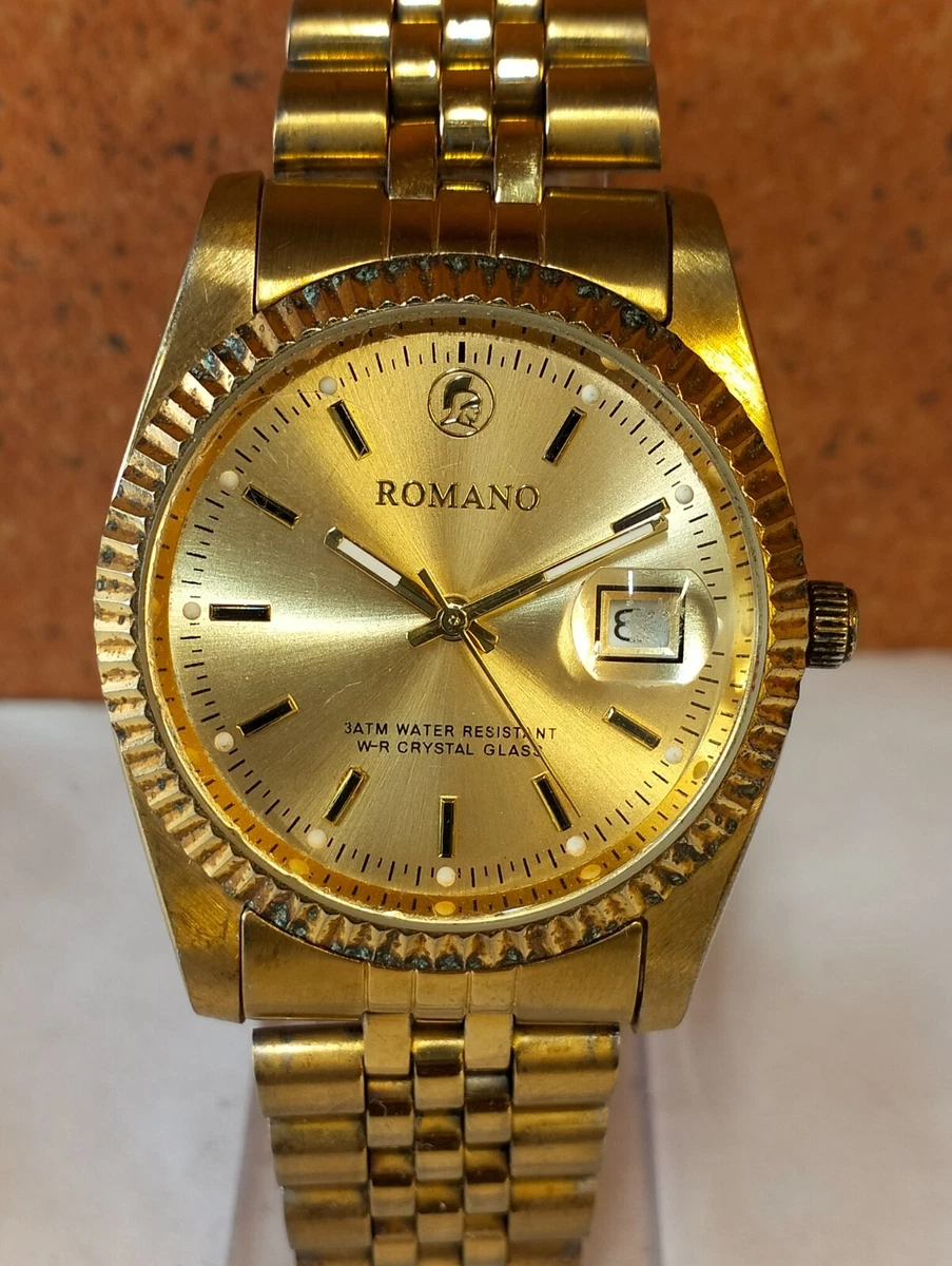 Romano quartz watch clearance