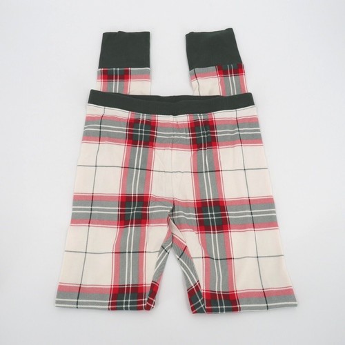 Hearth & Hand Holiday Plaid Red and Green 2 Piece Kids Pajama Set Size 12 - Picture 4 of 5