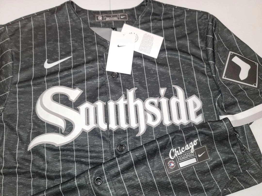 Nike CHICAGO WHITE SOX Southside City Connect 100% REAL Sewn Baseball  JERSEY NWT