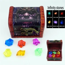 Infinity stones Set Of All 6 Gems Acrylic Beads gem Cosplay Gift