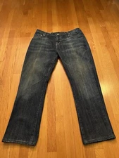 Rock Republic Jeans Mens 36x31 Blue Floyd Bootcut Denim Button Fly