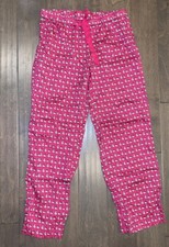 Vineyard Vines Women  s Pink Green Santa Christmas Whale Pajama Pants M used