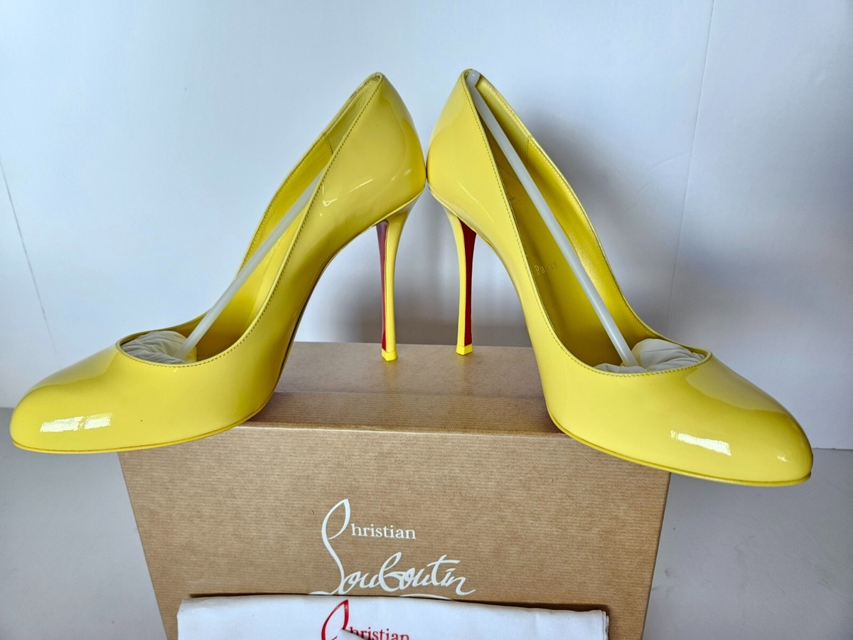 Christian Louboutin ネオンイエロー ハイヒール パンプス ChristianLouboutinクリスチャンルブタンネオンイエローハイヒール