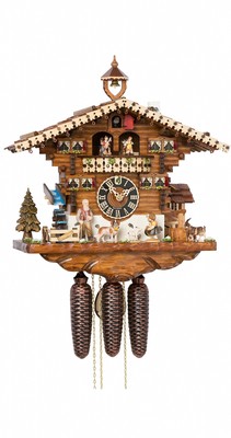 Pendule Coucou Forêt Noire Hönes Avec Moulin-roue Tournant - Modèle HO 6777T - Neuve, Fabriquée En Allemagne