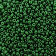 Miyuki Round Rocaille Seed Beads Size 11/0 23GM Special Dyed Hunter Grn 11-2048