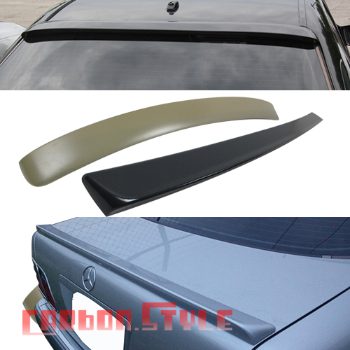COMBO Unpainted For Mercedes Benz W210 Sedan Lorinser Rear Roof + Trunk Spoiler eBay