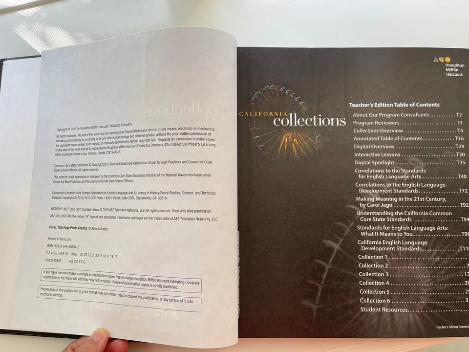 HOUGHTON MIFFLIN HARCOURT COLLECTIONS CALIFORNIA: TEACHER - Hardcover - Image 3 of 4