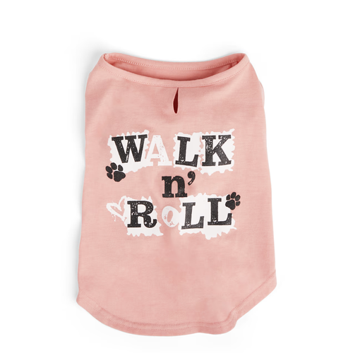 YOULY The revolutionary  Walk and Roll Dog Tee, XX-Small