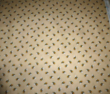 100% COTTON FABRIC REMNANT BY CRAFTY FABRICS DESIGN BUMBLE BEE