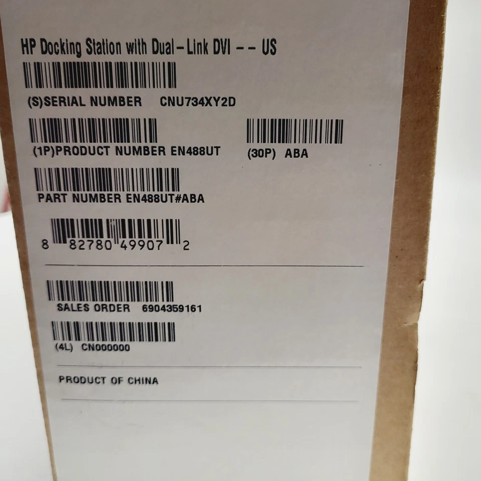 SEALED NEW HP EN488UT#ABA Docking Station With 120W Start Adapter For Laptops - Image 2 of 4