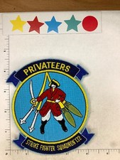 US NAVY STRIKE FIGHTER SQD 132 PRIVATEERS SQUADRON PATCH