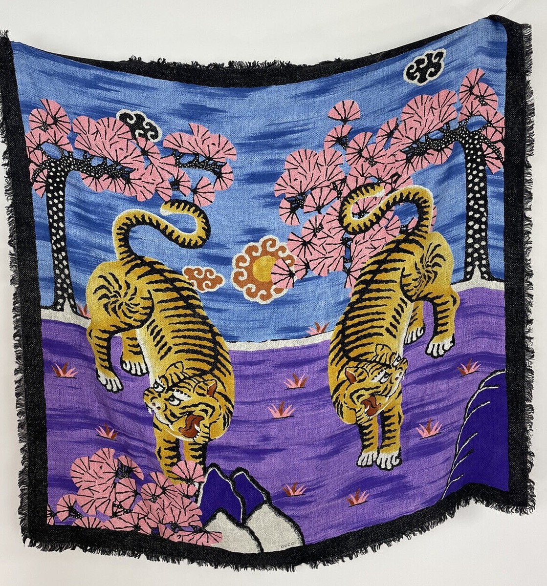 Gucci Tiger Scarf Gucci Signature GG Bengal Tiger Scarf