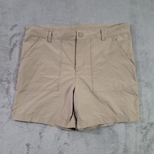 The North Face Girls Beige Camp Hiking Shorts XL 18 Nylon quick Dry