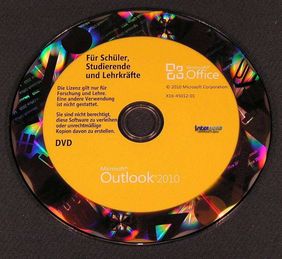 Microsoft Office Outlook 2010 Vollversion Box + CD EDU + Zweitinstallation OVP - Bild 3 von 4