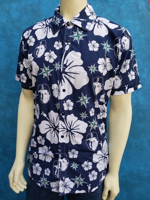 mariners button up shirt