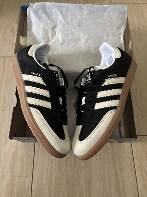 Size 10.5w - adidas Samba OG Black Wonder White W | eBay