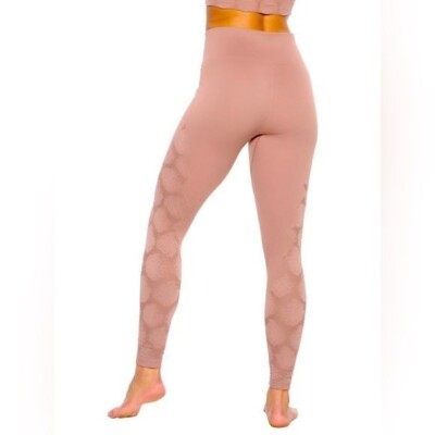 NWT Felina Seychelle Rosette High Waisted Leggings