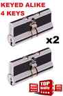 <!--F#f_0-->2x Security Screen door cylinder Whitco 5 Pin Lock Barrel 4 Keys key alike<!--F/-->