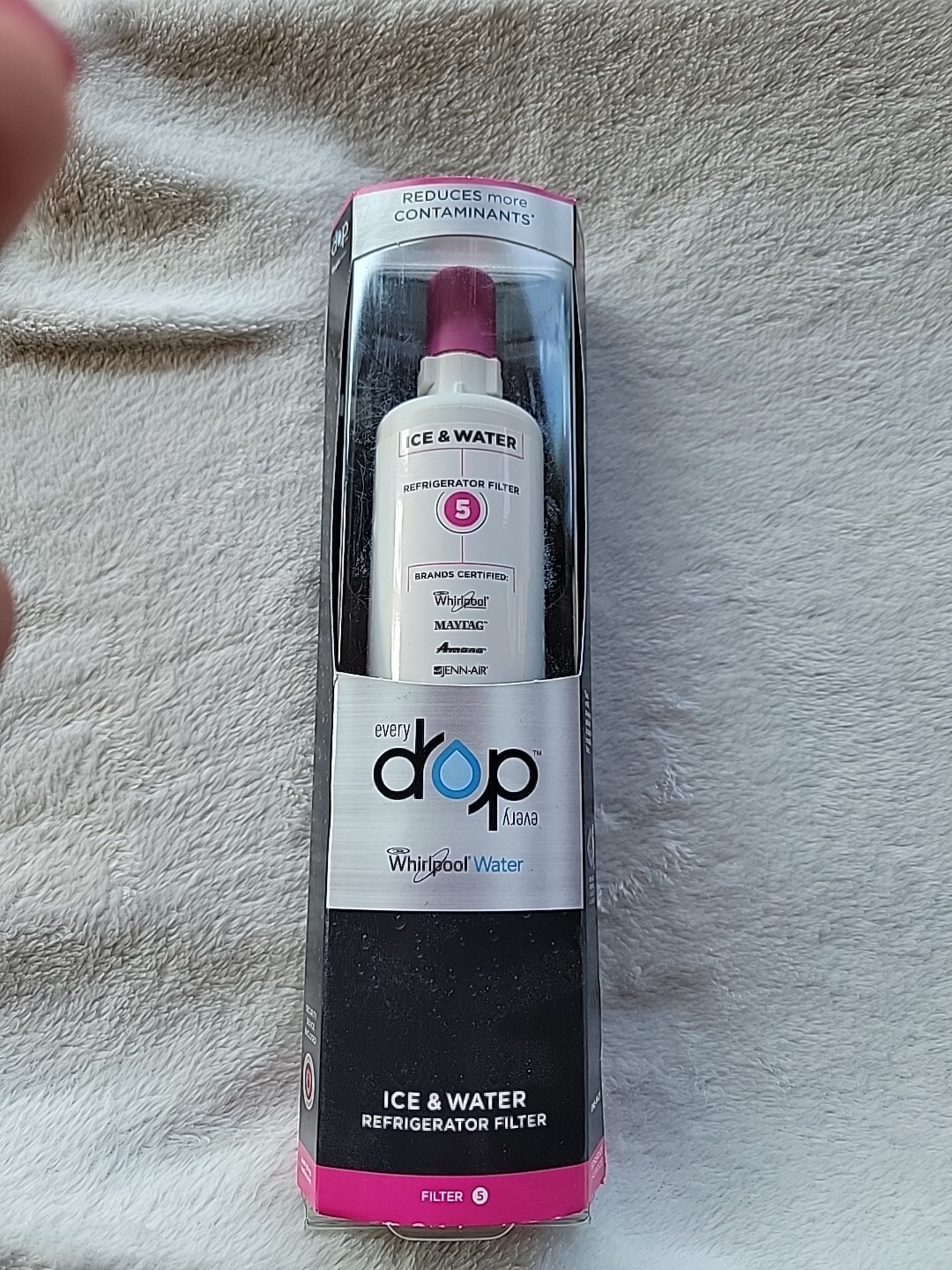 EveryDrop Water Filter # 5 Refrigerator Whirlpool EDR5RXD1 *NEW* Factory Sealed