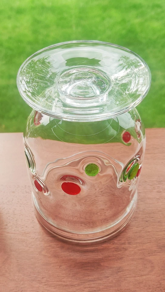 Two (2) Carlo Moretti style Glass Candy/Trinket Bowls with Pedestal. MCM - Image 4 of 4