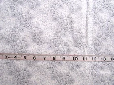 1 yd 100% Cotton Fabric Bluish Grey, Grey & Off White Flowers by Joann's