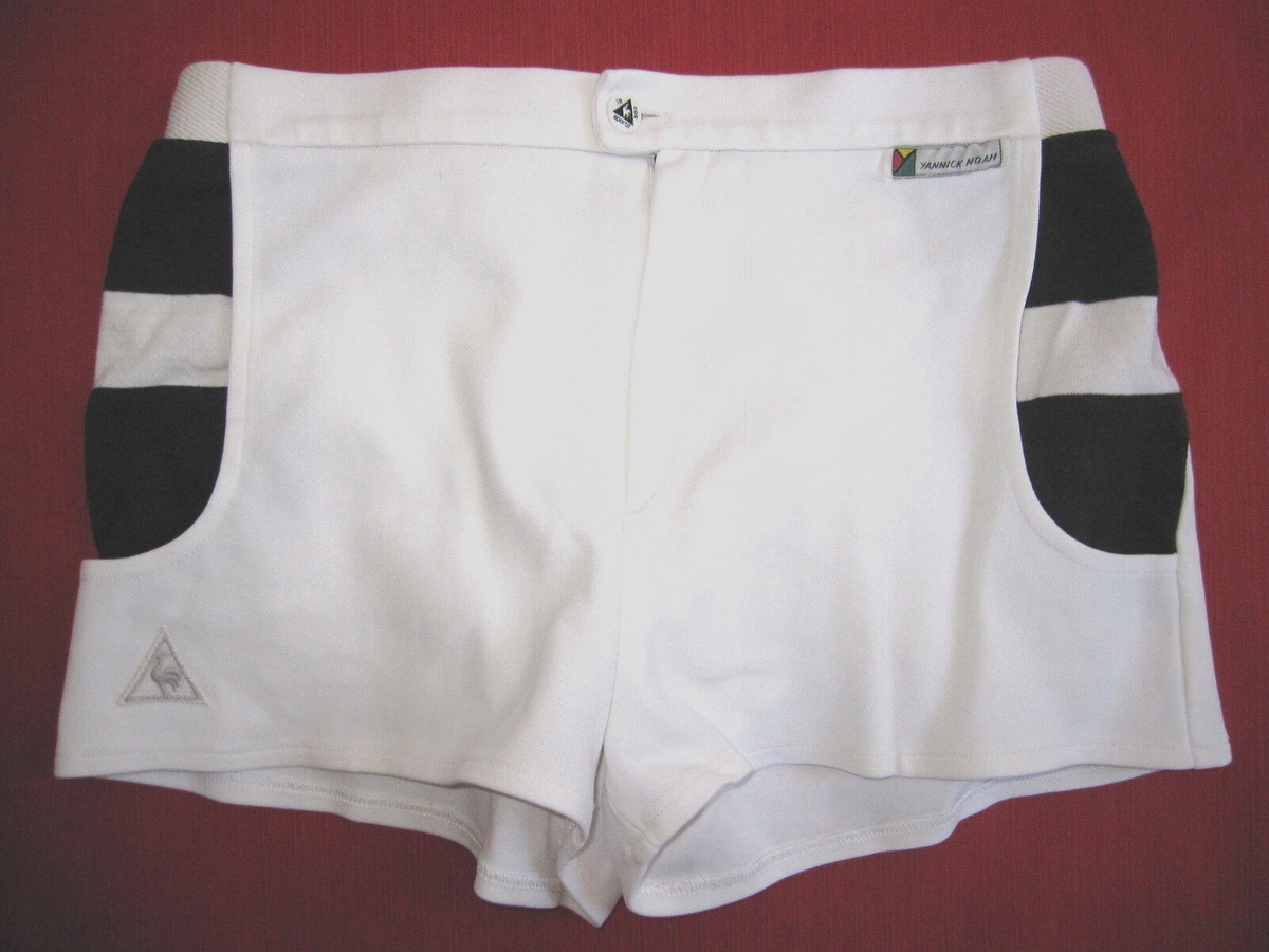 Short Le Coq Sportif Tennis Blanc ATP Collection YANNICK NOAH