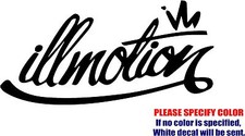 Illmotion Ill 4 Decal Sticker Jdm Funny Vinyl Car Window Bumper Truck Wall 12