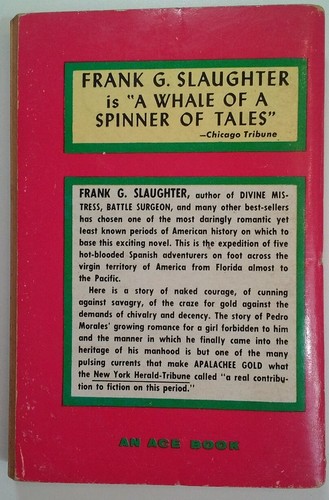 APALACHEE GOLD Slaughter ACE D-191 1954 Early Florida Pulp Fiction RARE VHTF - Picture 2 of 11