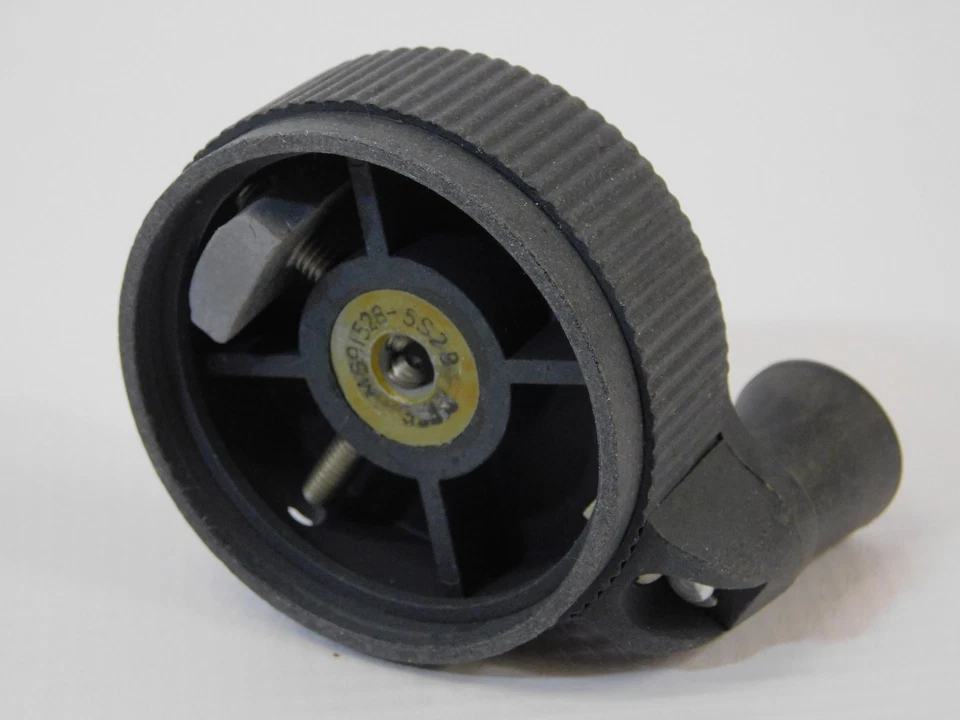 Raytheon MS-91528-5S28 1/4" Eje Grande Peso Radio Manivela Giratoria Perilla de Sintonización Foto 2 de 4