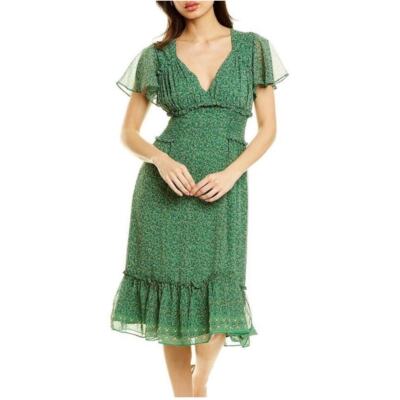 Midi Dress Max Green Dress Max Mara Weekend Edolo Green FLARED - Main Image