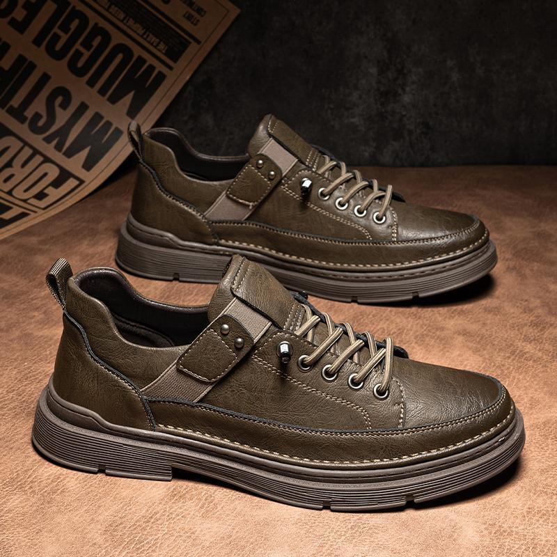 SAOLA Scarpe piatte uomo tempo libero primavera pompa autunno outdoor Oxford suola stringata suola spessa