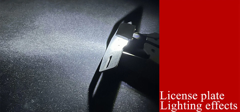 Soporte de matrícula eliminador guardabarros para DUCATI Scrambler Café Racer 800 EE. UU. Foto 3 de 4