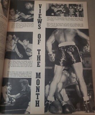 January 1956 The Ring Boxing Magazine Floyd Patterson Cover